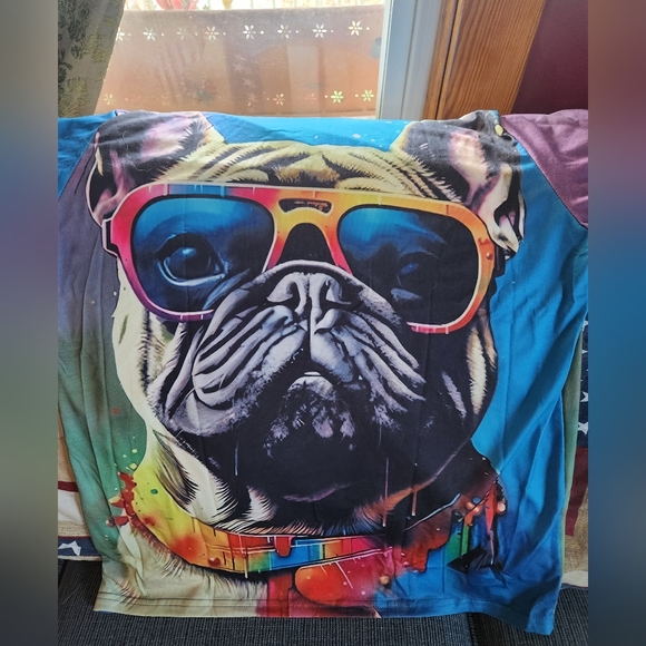 MENS XLG, FRENCHIE BULLDOG T-SHIRT - Picture 4 of 4